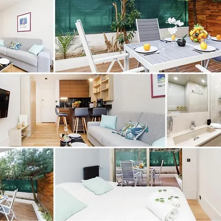 Le California - Plage Parking Prive Gratuit Terrasse *